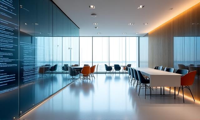 Espacio de trabajo moderno en Madrid